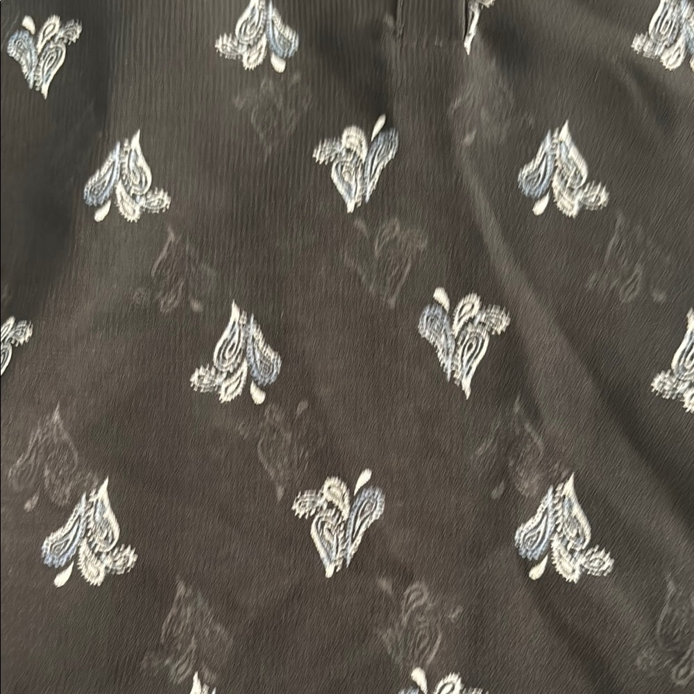 J. Jill Black Dress with White Paisley Design - Picture 11 of 16
